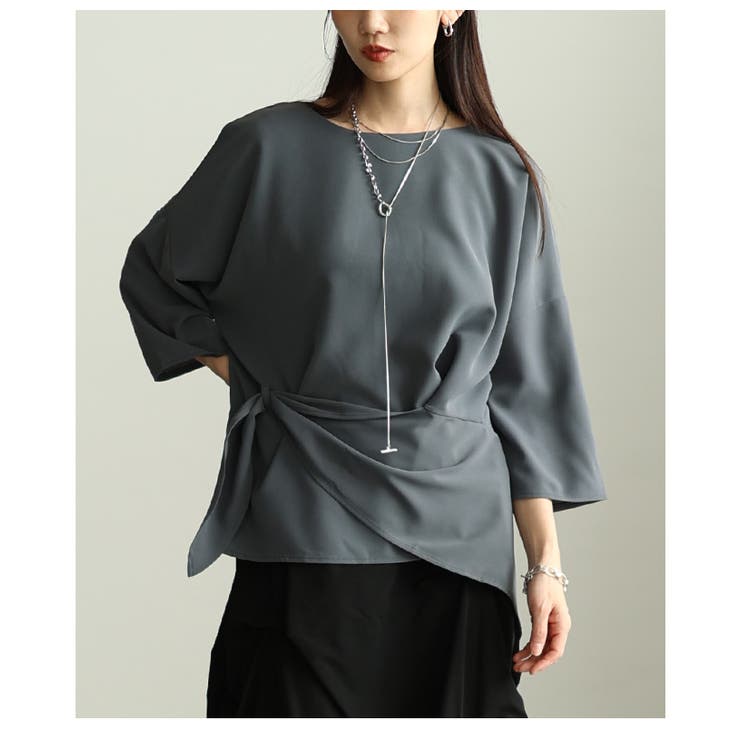 おしゃれに差がつくノットデザインアシンメトリートップス レディース ファッション | Sawa a la mode | 詳細画像22 
