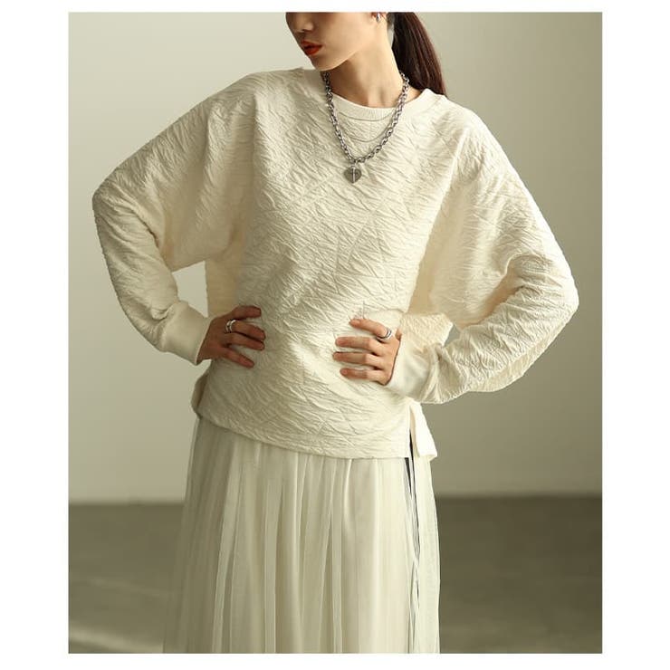 素材で魅せるカットソープルオーバー レディース トップス | Sawa a la mode | 詳細画像8 