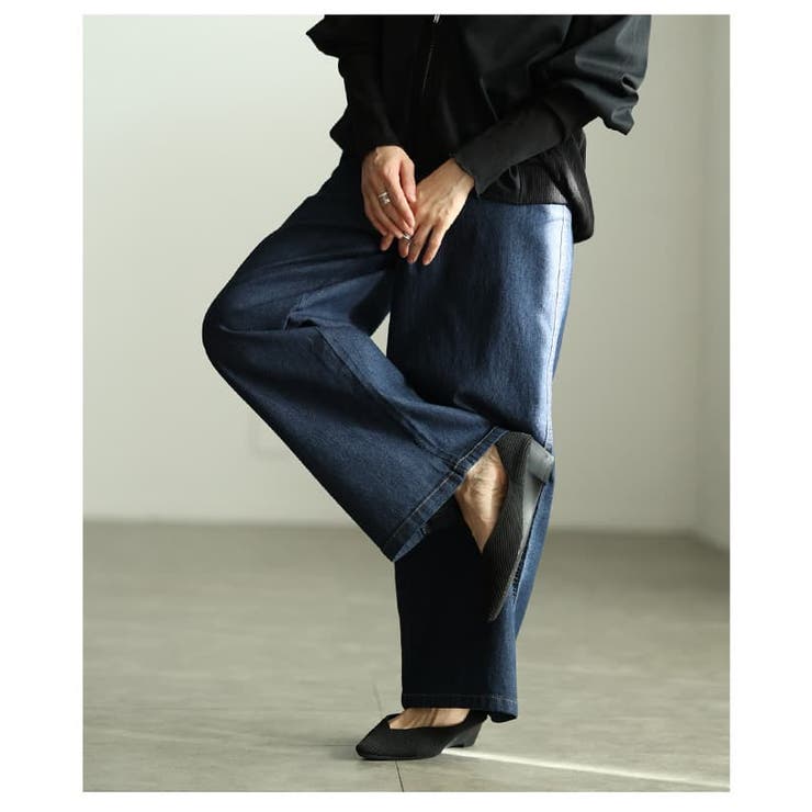 デイリーに頼れるイージーワイドデニムパンツ レディース ボトムス | Sawa a la mode | 詳細画像8 