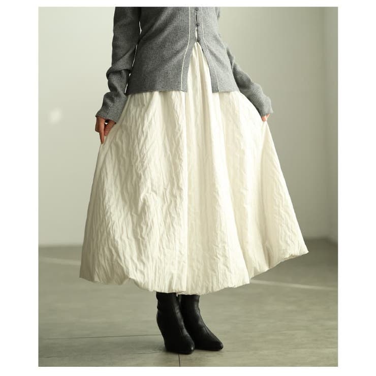 揺れ感で魅せるバルーンロングスカート レディース ボトムス | Sawa a la mode | 詳細画像8 