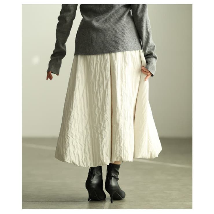 揺れ感で魅せるバルーンロングスカート レディース ボトムス | Sawa a la mode | 詳細画像9 