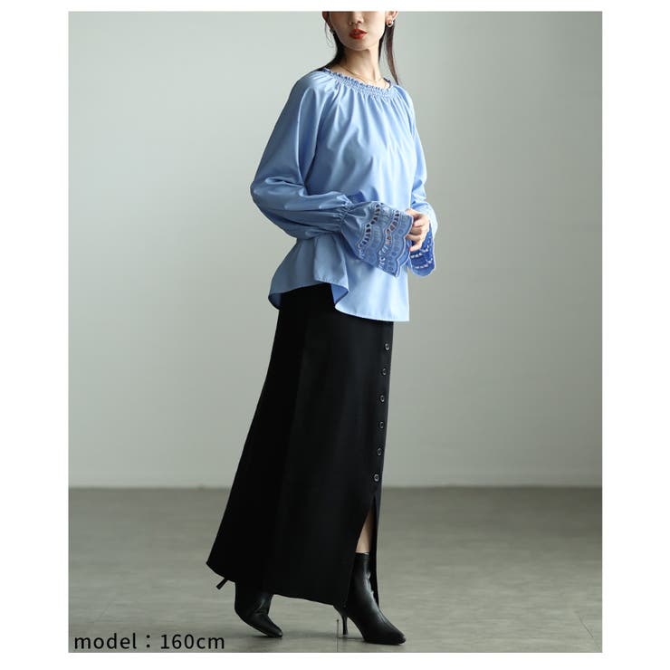 女性らしく手元華やぐ前後2way袖レースブラウス レディース ファッション | Sawa a la mode | 詳細画像19 