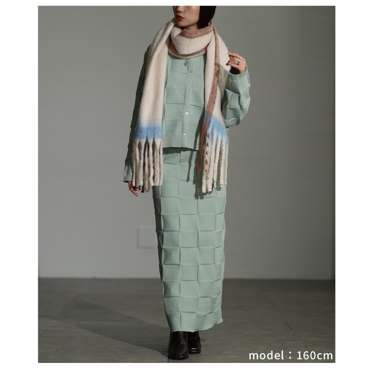 「ふわもこ」ミックスカラーフリンジストール レディース ファッション | Sawa a la mode | 詳細画像21 