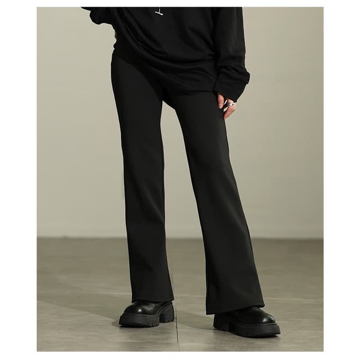 脚長見えするボンディングフレアレギンスパンツ レディース ボトムス | Sawa a la mode | 詳細画像9 