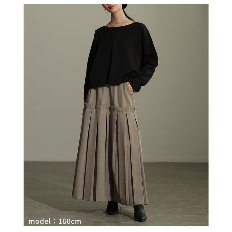 大人の品格漂うプリーツ切替ロングスカート レディース ボトムス | Sawa a la mode | 詳細画像13 