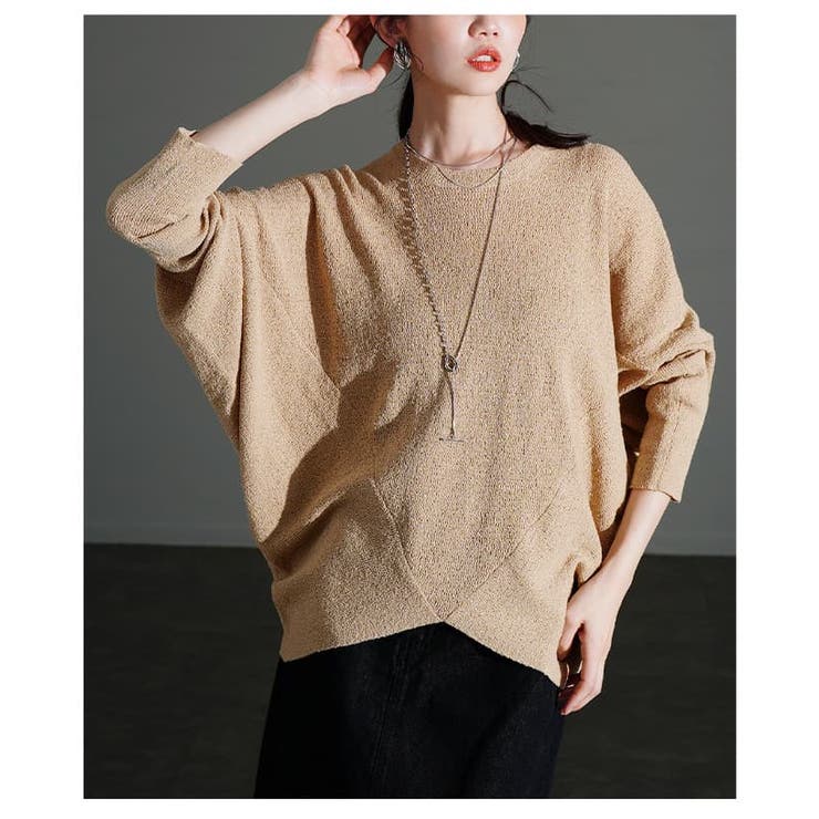 こなれ感漂うドルマンニットトップス レディース トップス | Sawa a la mode | 詳細画像8 