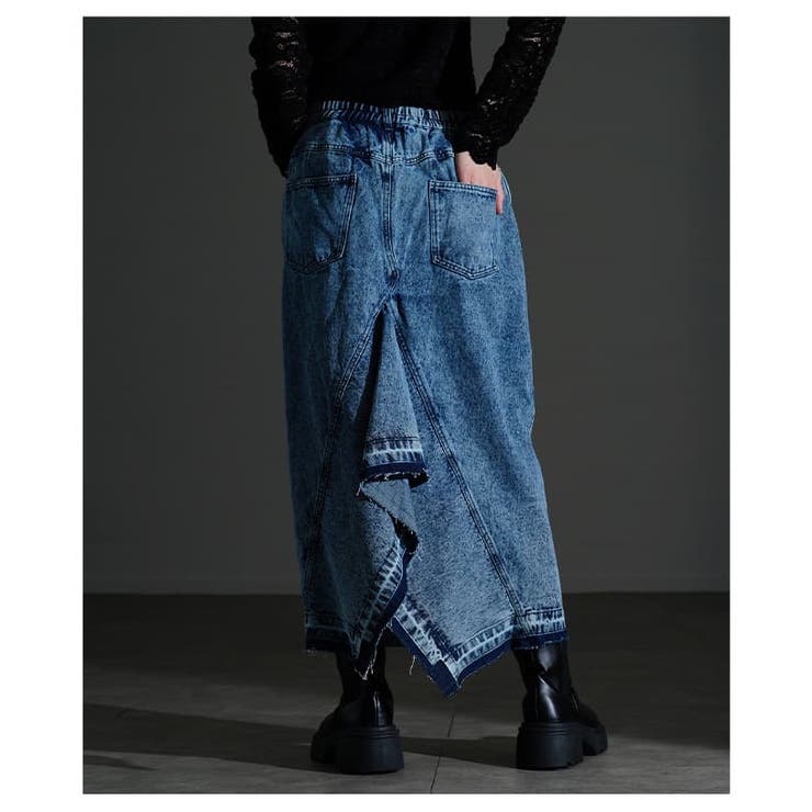 後ろ姿で差がつくバックフレアヘムデニムスカート レディース ボトムス | Sawa a la mode | 詳細画像4 