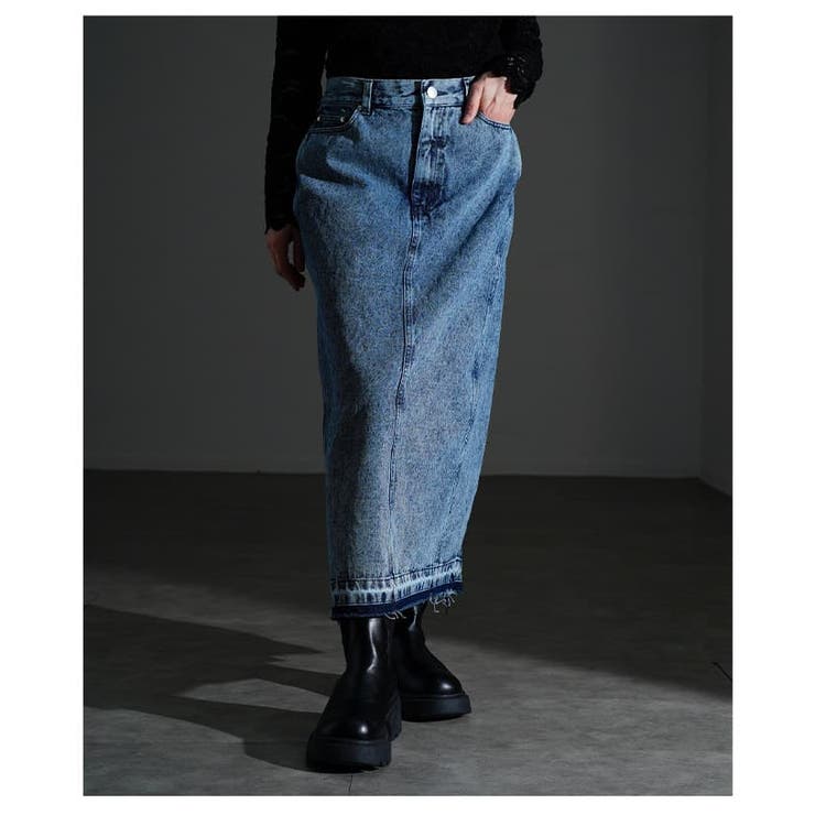 後ろ姿で差がつくバックフレアヘムデニムスカート レディース ボトムス | Sawa a la mode | 詳細画像9 