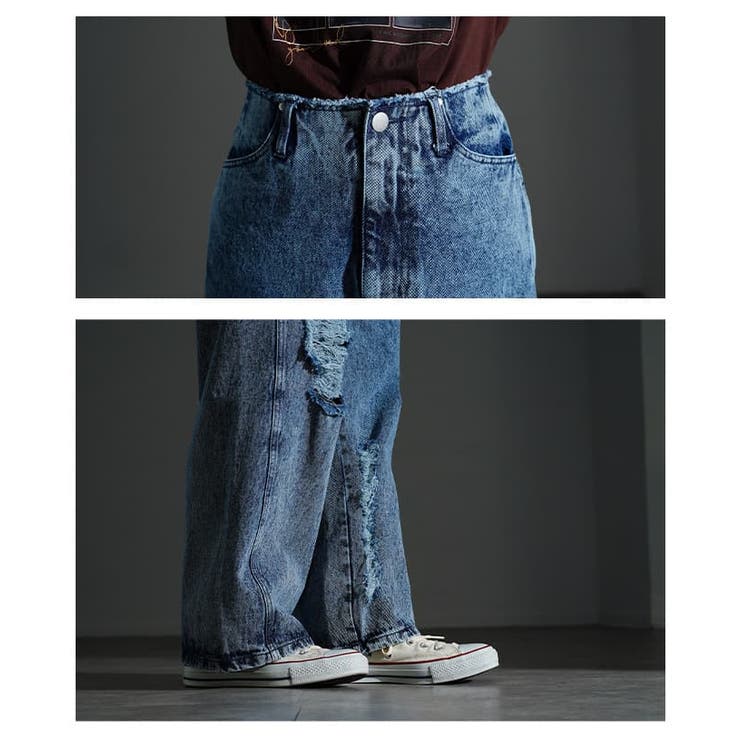 穿くだけでサマになるデニムダメージパンツ レディース パンツ | Sawa a la mode | 詳細画像5 