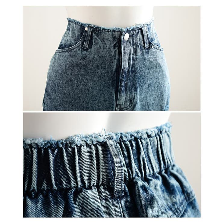 穿くだけでサマになるデニムダメージパンツ レディース パンツ | Sawa a la mode | 詳細画像19 