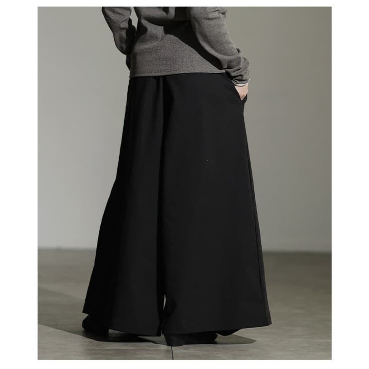 動くたび表情が変わるストライプ切替ワイドパンツ レディース ボトムス | Sawa a la mode | 詳細画像8 