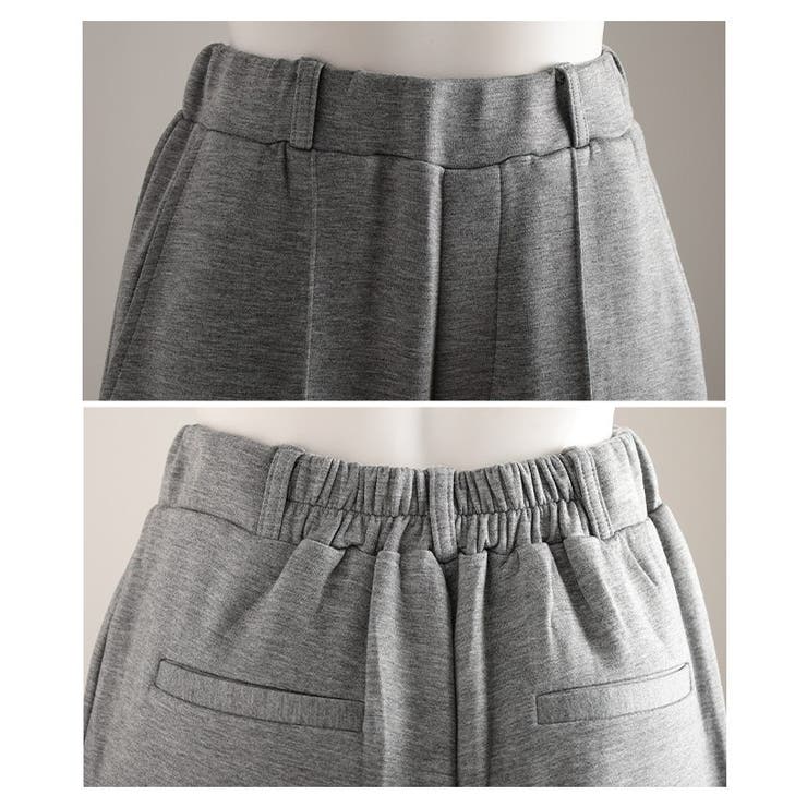 美シルエットを描くセンターシームボンディングワイドパンツ レディース ファッショ… | Sawa a la mode | 詳細画像23 