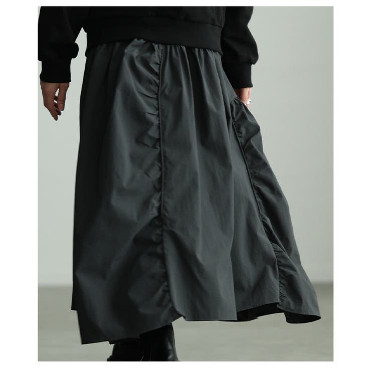 シルエットで魅せるパネル切替変形ギャザースカート レディース ファッション | Sawa a la mode | 詳細画像22 