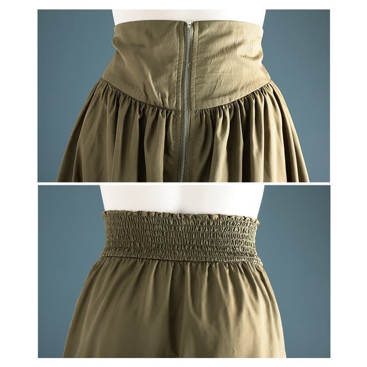 シンプルなのに印象的なフロントジップバルーンスカート レディース スカート | Sawa a la mode | 詳細画像19 