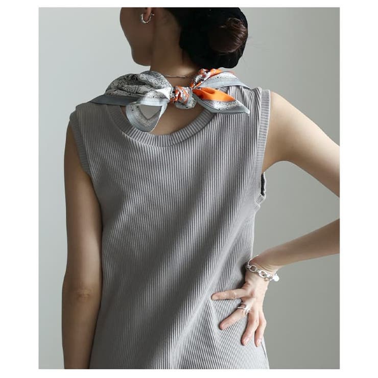 色の重なりで魅せるパネルペイズリープリントスカーフ レディース スカーフ | Sawa a la mode | 詳細画像9 