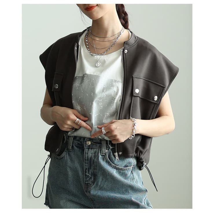 着るだけで整う大人のベスト＆スカートセットアップ レディース トップス | Sawa a la mode | 詳細画像14 