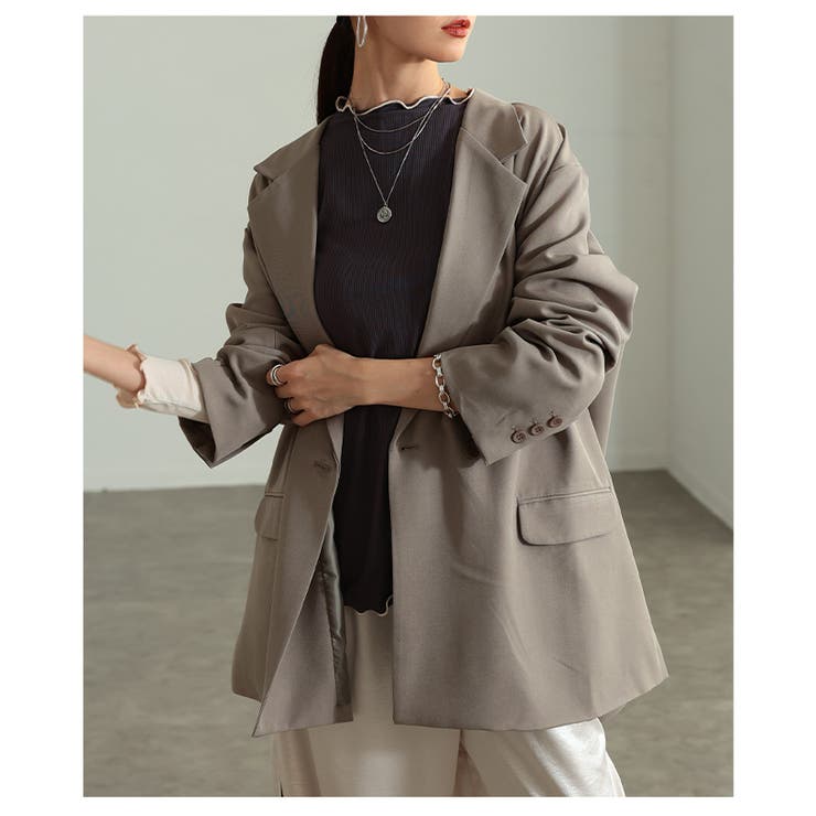 女性らしさ宿る配色スリーブメロウパイピングカットソー レディース ファッション | Sawa a la mode | 詳細画像21 