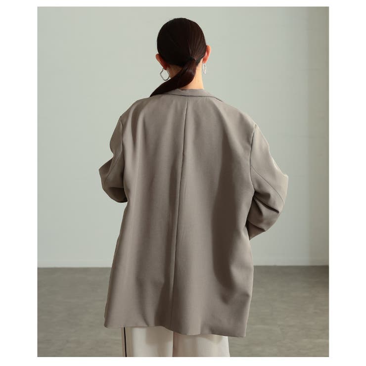 トレンド感溢れるオーバーダブルテーラードジャケット レディース ファッション | Sawa a la mode | 詳細画像8 