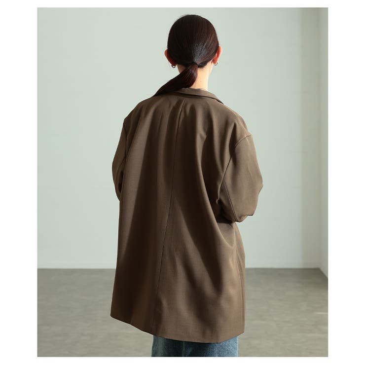 トレンド感溢れるオーバーダブルテーラードジャケット レディース ファッション | Sawa a la mode | 詳細画像16 