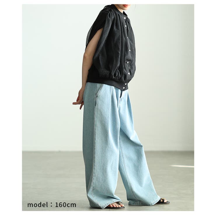 ふんわり包み込むオーガンジーバルーンシルエットブラウス レディース ファッション | Sawa a la mode | 詳細画像15 