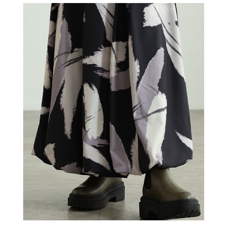 存在感引き立つペイント柄タックバルーンスカート レディース ファッション | Sawa a la mode | 詳細画像22 