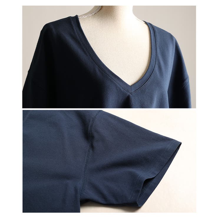 トレンド感を重ねるオーバーシルエットVネックプルオーバー レディース ファッショ… | Sawa a la mode | 詳細画像23 