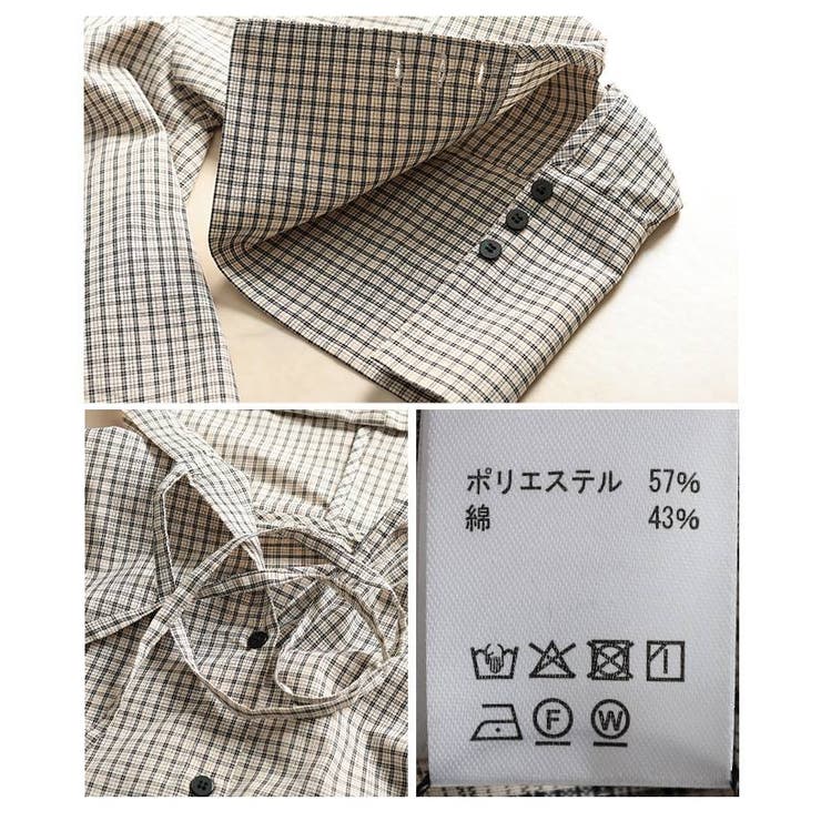 ラフ感漂うチェック柄フーディーオーバーシャツ レディース ファッション | Sawa a la mode | 詳細画像24 