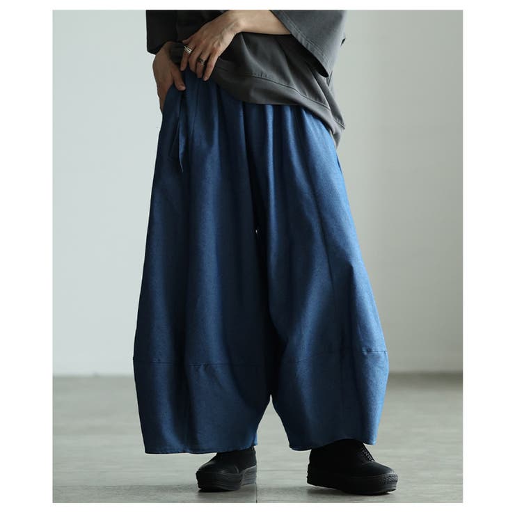 今っぽバランス描く立体コクーンシルエットワイドパンツ レディース ファッション | Sawa a la mode | 詳細画像18 