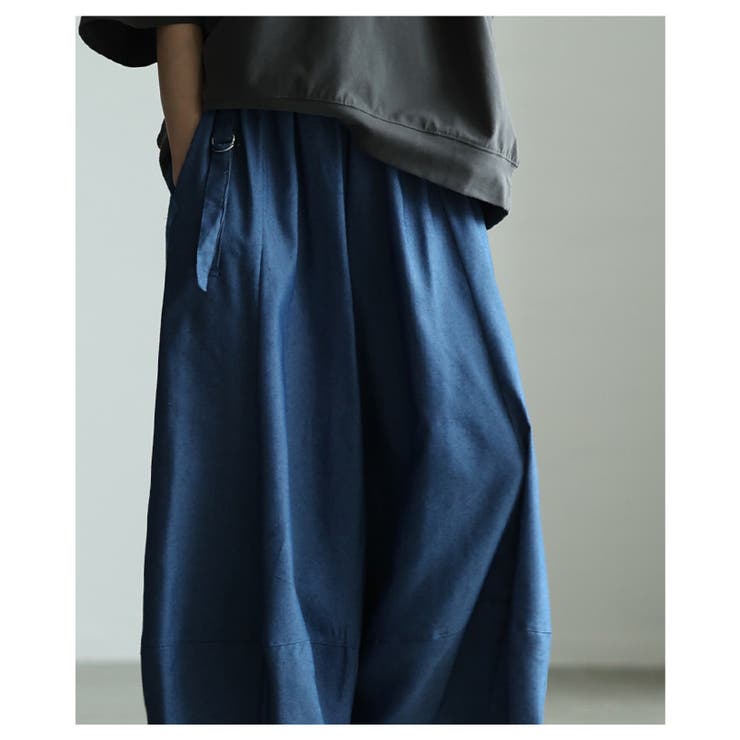 今っぽバランス描く立体コクーンシルエットワイドパンツ レディース ファッション | Sawa a la mode | 詳細画像20 