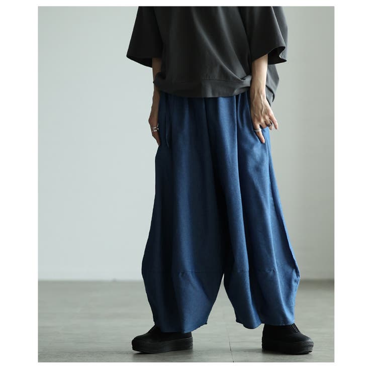 今っぽバランス描く立体コクーンシルエットワイドパンツ レディース ファッション | Sawa a la mode | 詳細画像22 