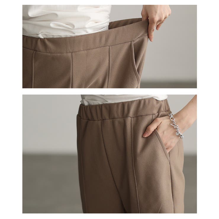 楽ちん美脚が嬉しいフロント裾スリットフレアパンツ レディース ファッション | Sawa a la mode | 詳細画像5 