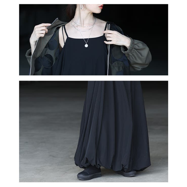 シルエットで魅せるバルーンキャミソールワンピース レディース ファッション | Sawa a la mode | 詳細画像5 