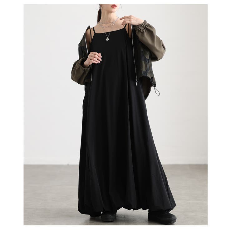 シルエットで魅せるバルーンキャミソールワンピース レディース ファッション | Sawa a la mode | 詳細画像8 
