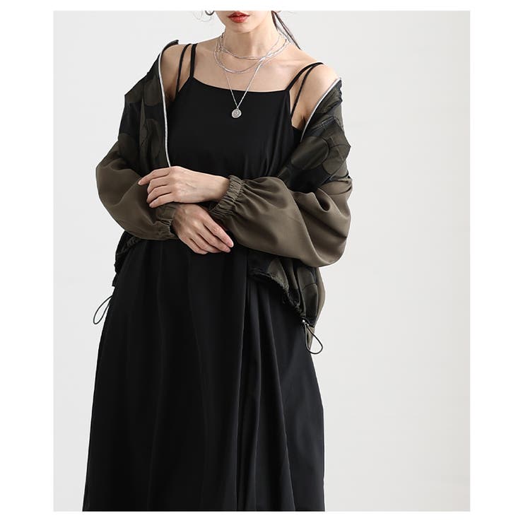 シルエットで魅せるバルーンキャミソールワンピース レディース ファッション | Sawa a la mode | 詳細画像10 