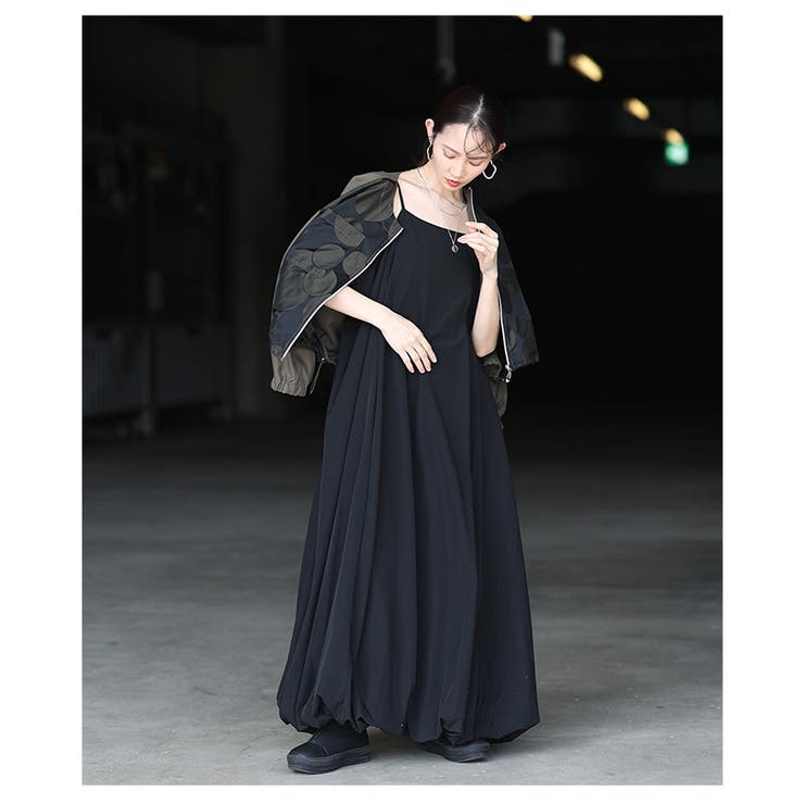 シルエットで魅せるバルーンキャミソールワンピース レディース ファッション | Sawa a la mode | 詳細画像11 