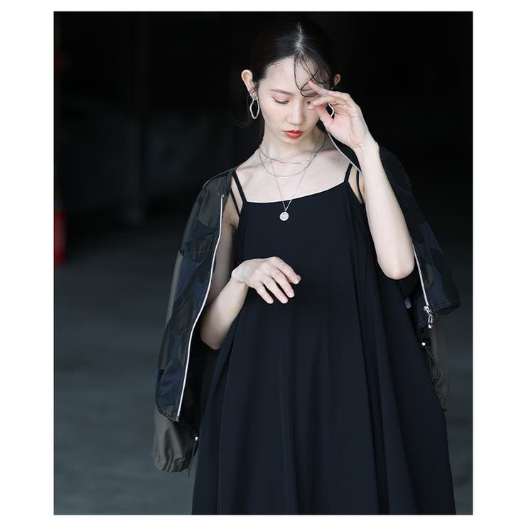 シルエットで魅せるバルーンキャミソールワンピース レディース ファッション | Sawa a la mode | 詳細画像12 
