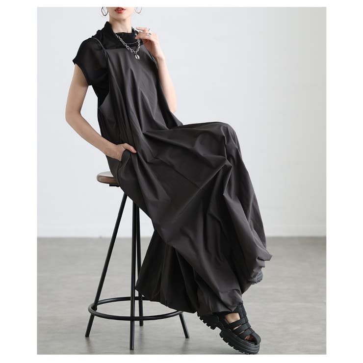 シルエットで魅せるバルーンキャミソールワンピース レディース ファッション | Sawa a la mode | 詳細画像18 