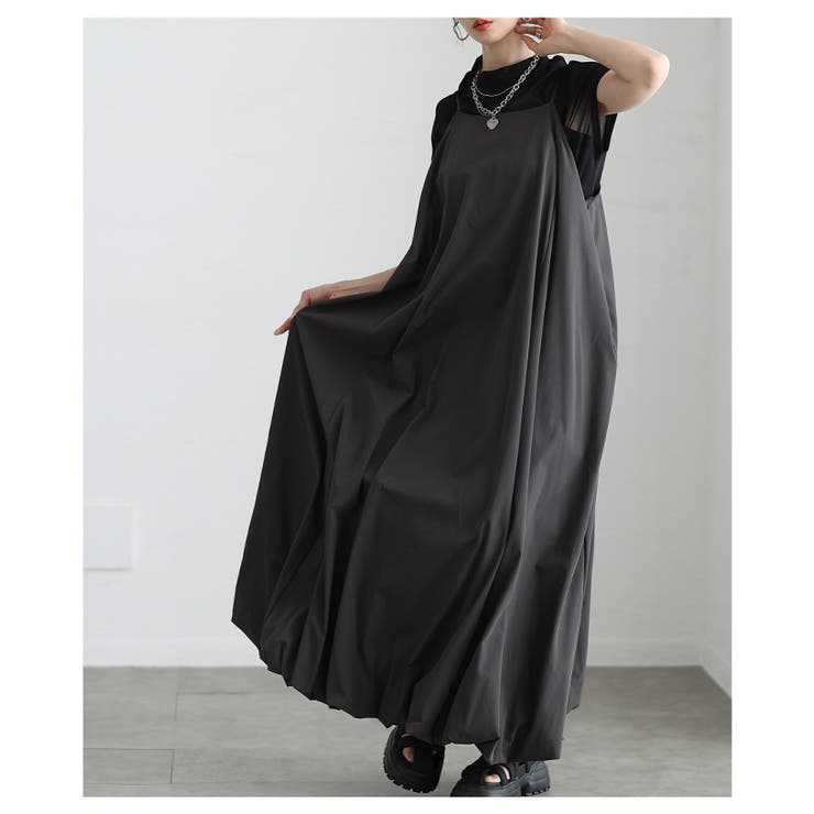 シルエットで魅せるバルーンキャミソールワンピース レディース ファッション | Sawa a la mode | 詳細画像20 