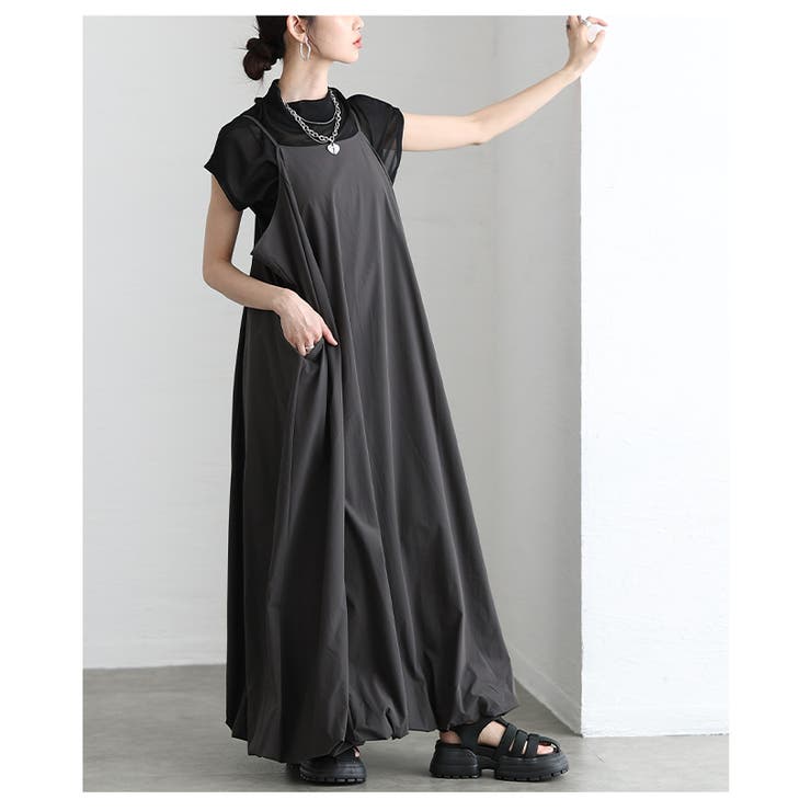 シルエットで魅せるバルーンキャミソールワンピース レディース ファッション | Sawa a la mode | 詳細画像21 