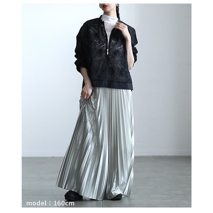 羽織るだけで華やぐフラワーレースシアーブルゾン レディース アウター | Sawa a la mode | 詳細画像13 