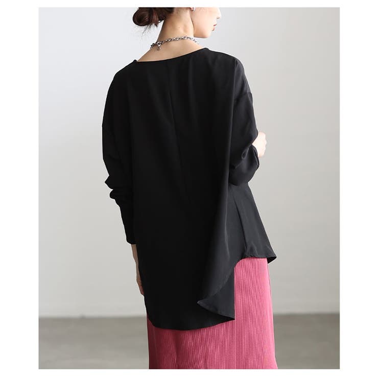 ラフに決まるロゴデザインチュニック レディース トップス | Sawa a la mode | 詳細画像9 