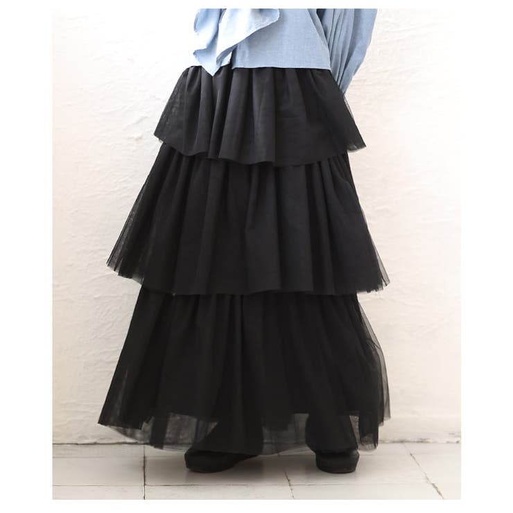 軽やかに視線を奪うフリルティアードスカート レディース スカート | Sawa a la mode | 詳細画像16 