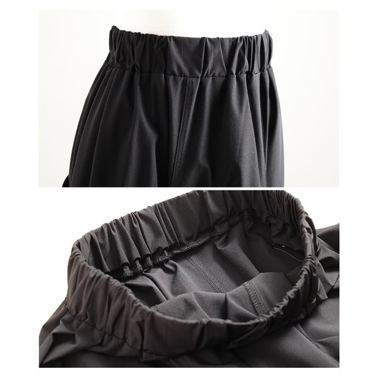 シルエットで差をつけるギャザーポケットフレアースカート レディース スカート | Sawa a la mode | 詳細画像19 