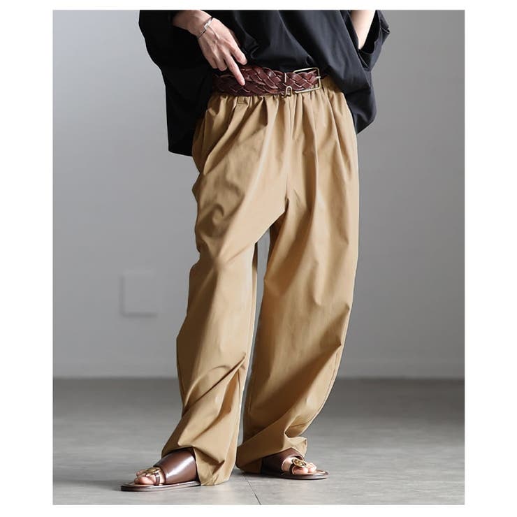 ラクしてサマになるウエストタックカーブパンツ レディース パンツ | Sawa a la mode | 詳細画像12 