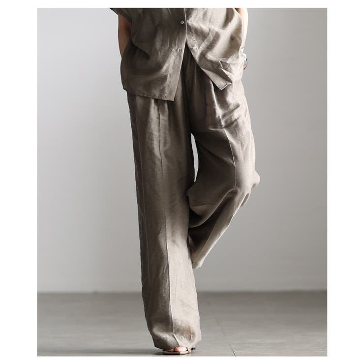 軽やかに抜け感纏うシアーイージーワイドパンツ レディース ファッション | Sawa a la mode | 詳細画像14 