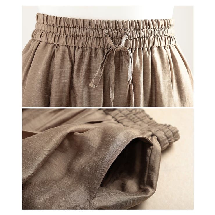 軽やかに抜け感纏うシアーイージーワイドパンツ レディース ファッション | Sawa a la mode | 詳細画像23 