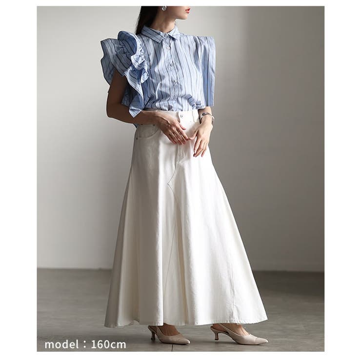 着るだけで華やぐアシンメトリーデザインブラウス レディース トップス | Sawa a la mode | 詳細画像13 