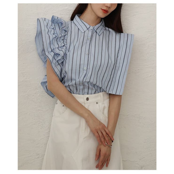 着るだけで華やぐアシンメトリーデザインブラウス レディース トップス | Sawa a la mode | 詳細画像15 