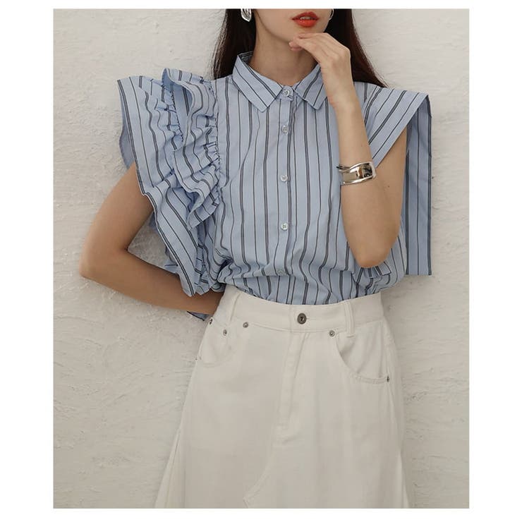 着るだけで華やぐアシンメトリーデザインブラウス レディース トップス | Sawa a la mode | 詳細画像16 