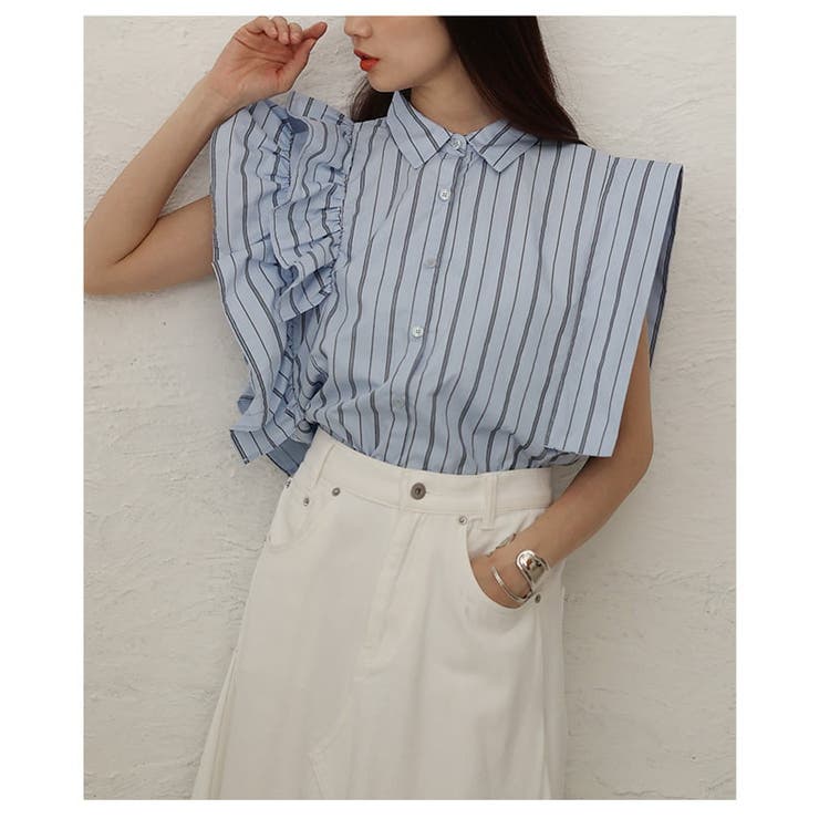 着るだけで華やぐアシンメトリーデザインブラウス レディース トップス | Sawa a la mode | 詳細画像18 